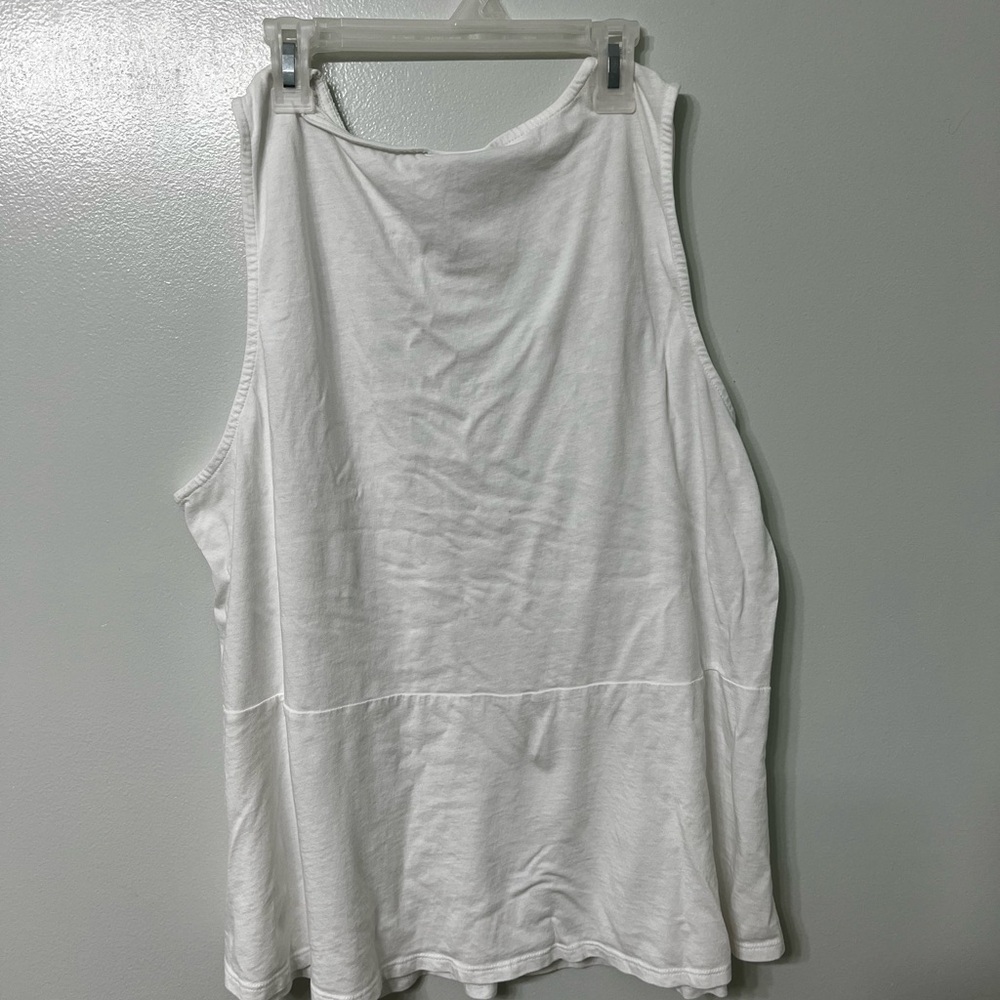 Jill White Sleeveless Textured Top – Women’s XL - Picture 4 of 7
